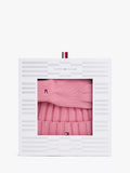 Tommy Hilfiger kids beanie and gloves set Mystic Pink, UK version