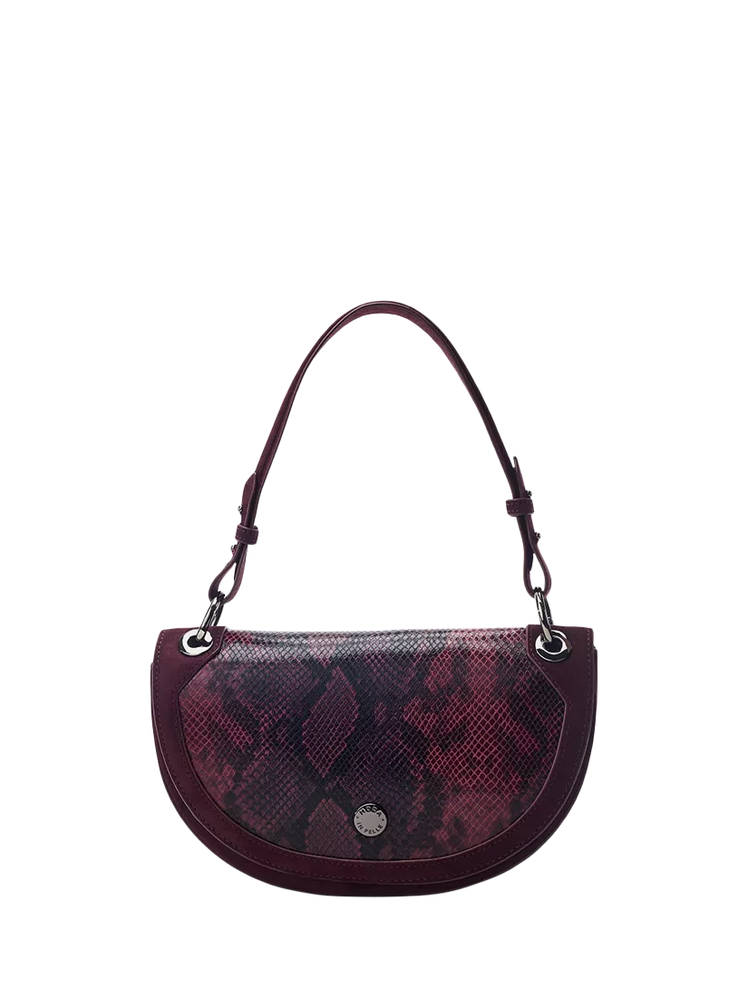 Moda In Pelle Fillipa Curved Crossbody Bag