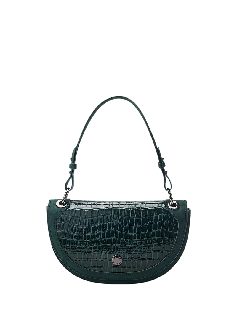 Moda in Pelle Fillipa curved crossbody bag, UK version
