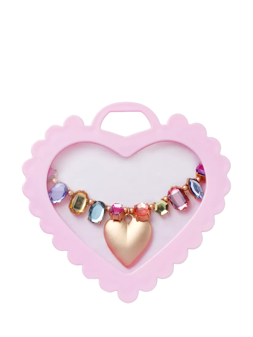 Stych Princess Heart Necklace Set Multi (British brand)