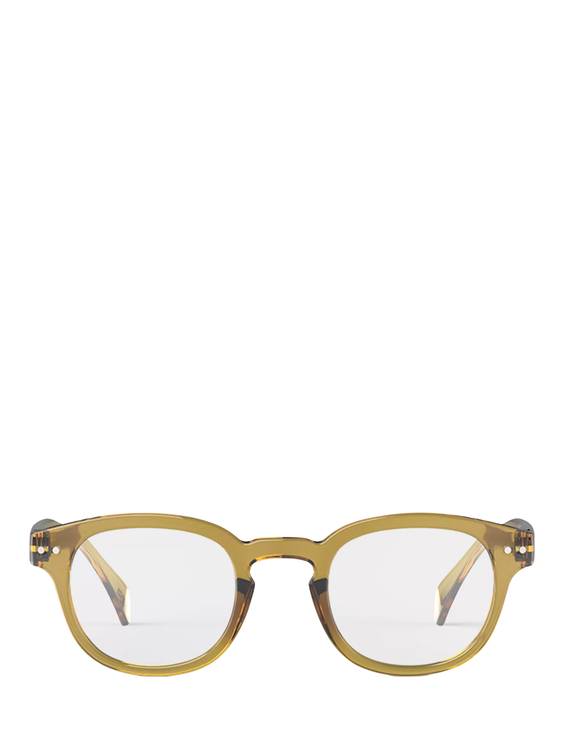 IZIPIZI crystal reading glasses golden green, UK version