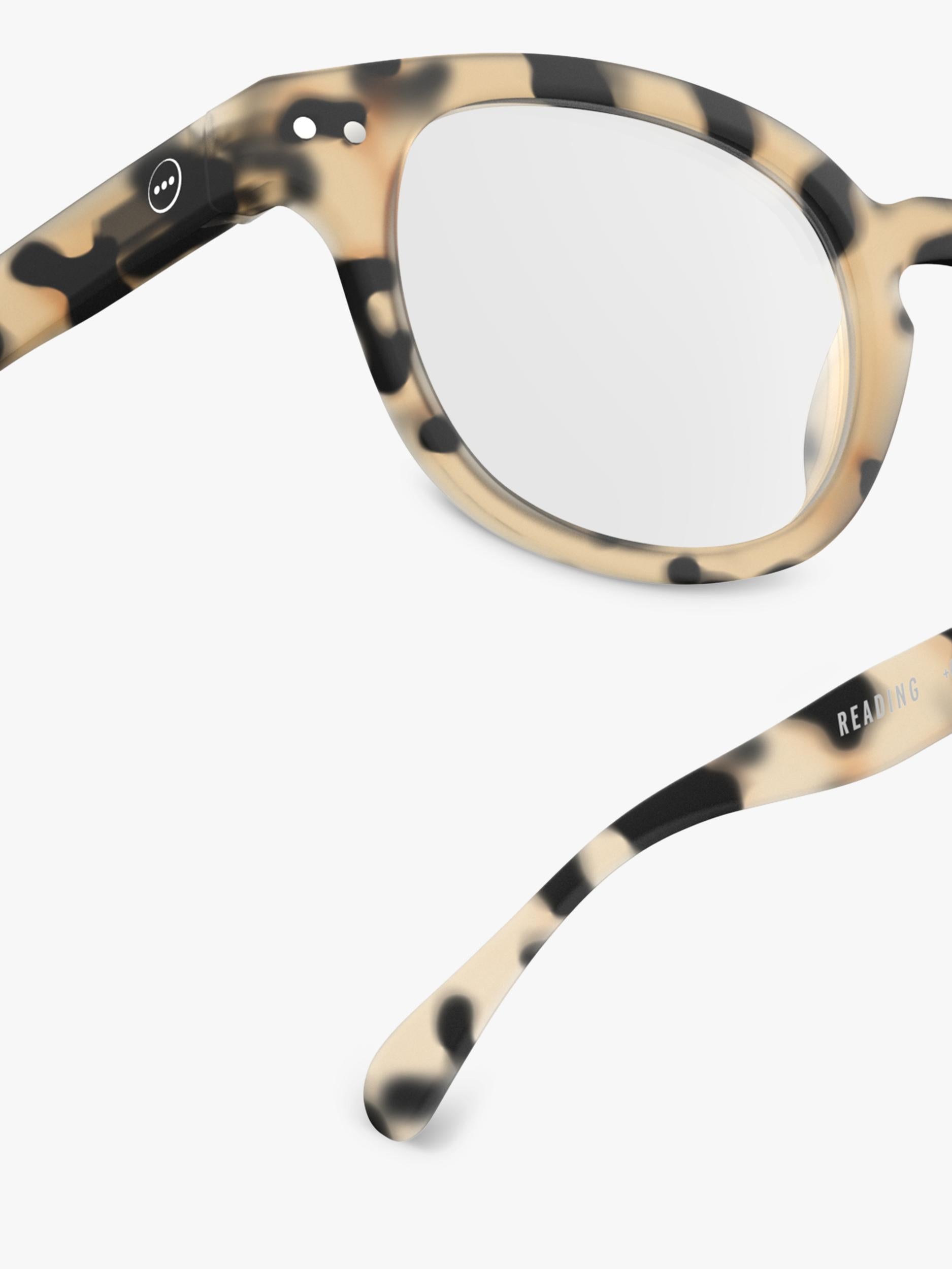 IZIPIZI tortoise reading glasses with +1.5 lenses, imported from the UK