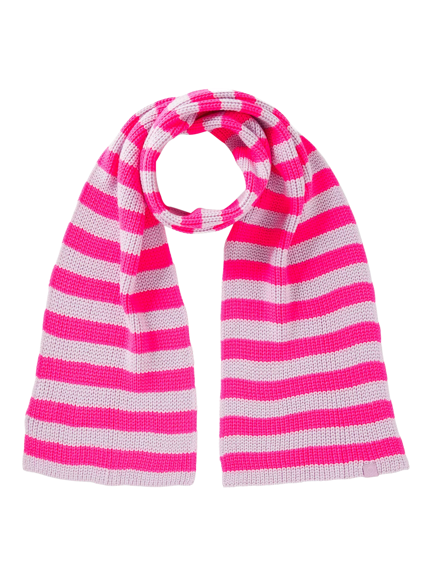 Benetton Kids' Two Tone Striped Knit Scarf