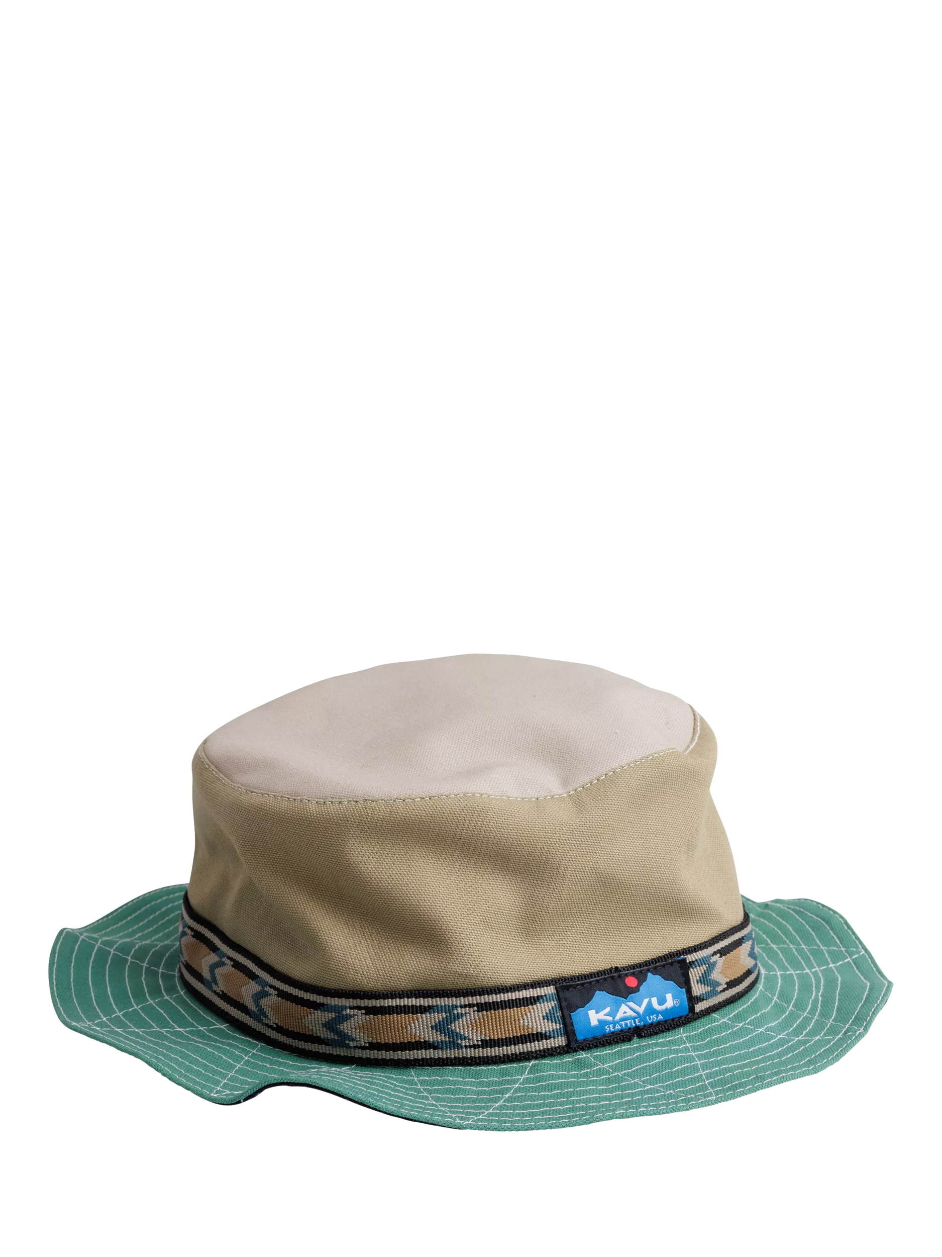 KAVU Strap Bucket Hat Forest Mix organic cotton (British brand)
