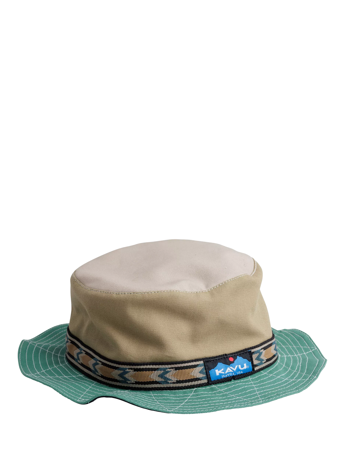 KAVU Strap Bucket Hat Forest Mix organic cotton (British brand)