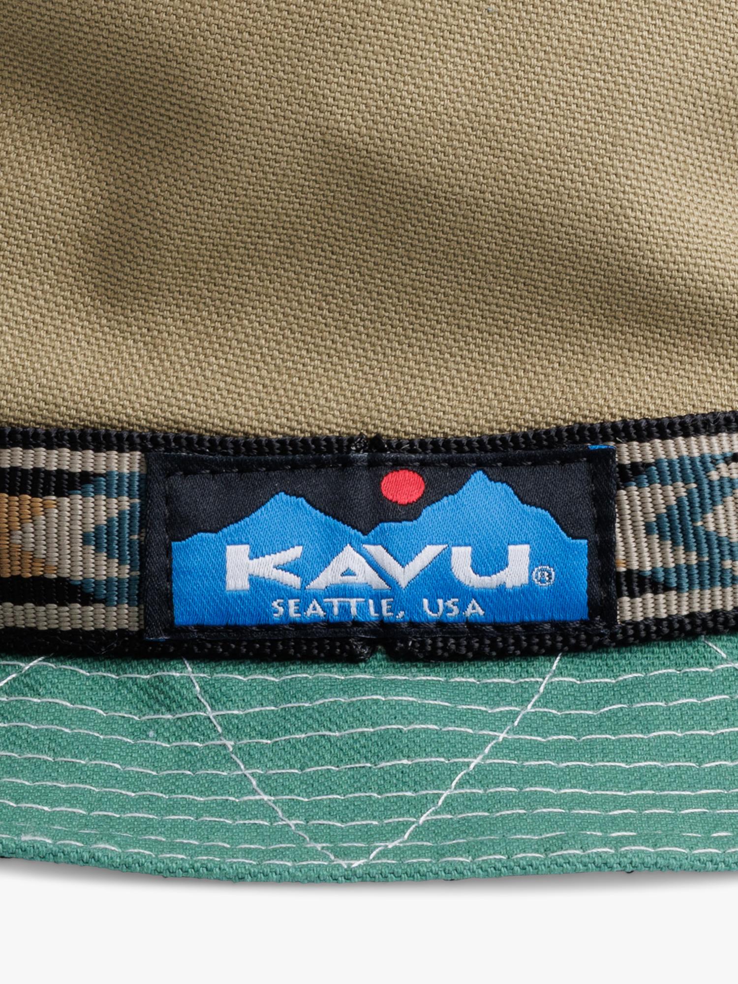 KAVU Strap Bucket Hat Forest Mix organic cotton (British brand)
