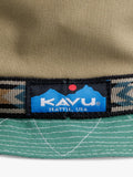 KAVU Strap Bucket Hat Forest Mix organic cotton (British brand)