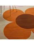 Orla Kiely retro flower wool rug 180x120cm - British product