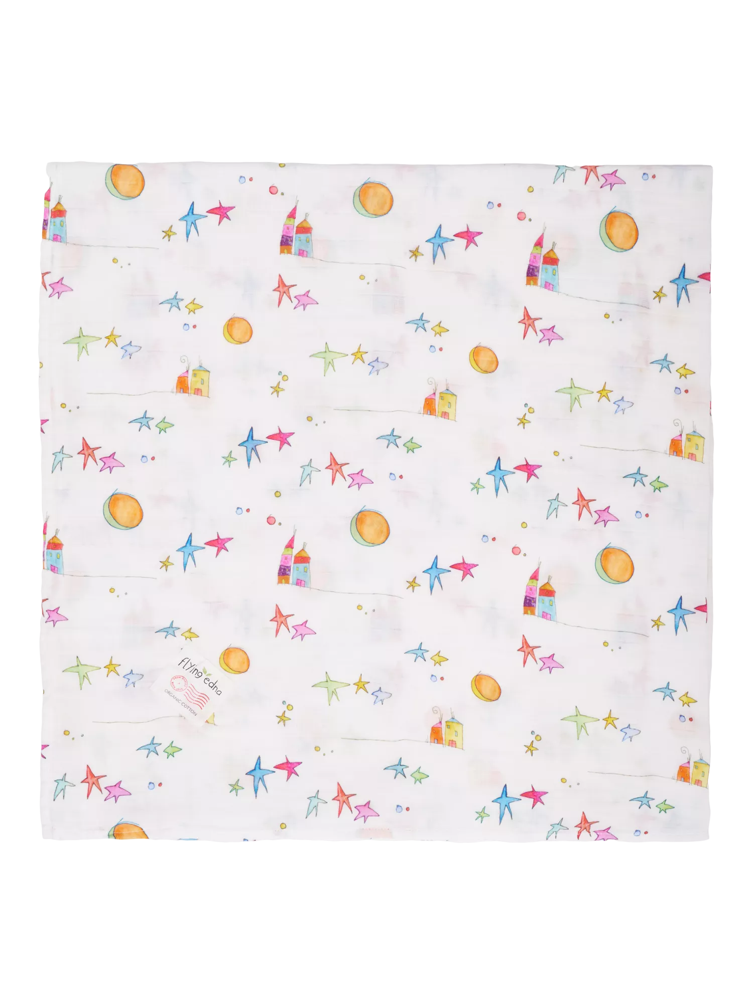 From Babies with Love organic baby swaddling shawl 120cm, UK version