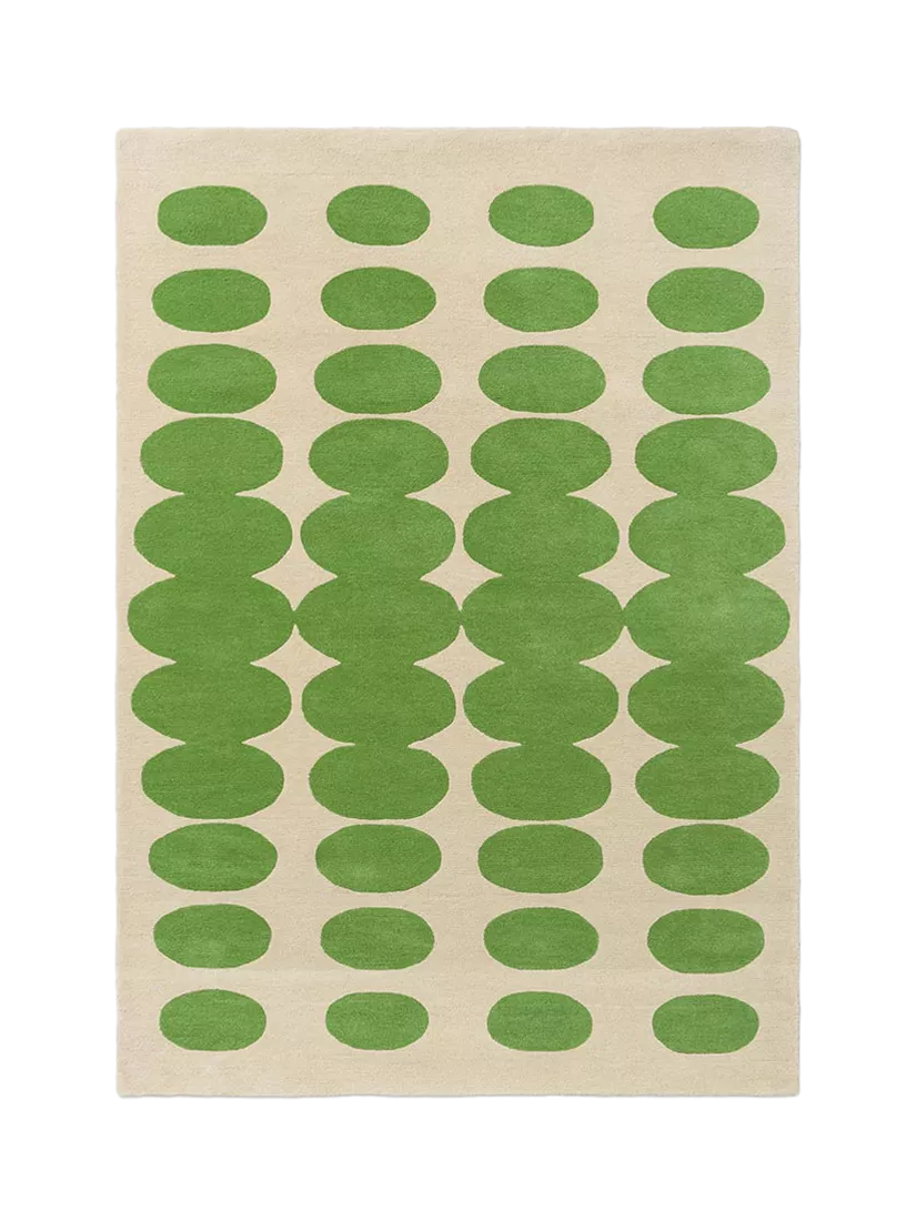 Orla Kiely Optical Oval Pure Wool Rug 180 x 120cm