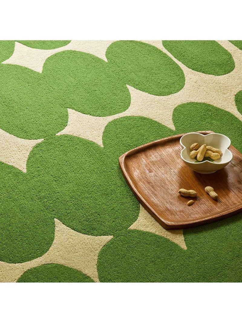 Orla Kiely Optical Oval pure wool rug 180x120cm (British brand)