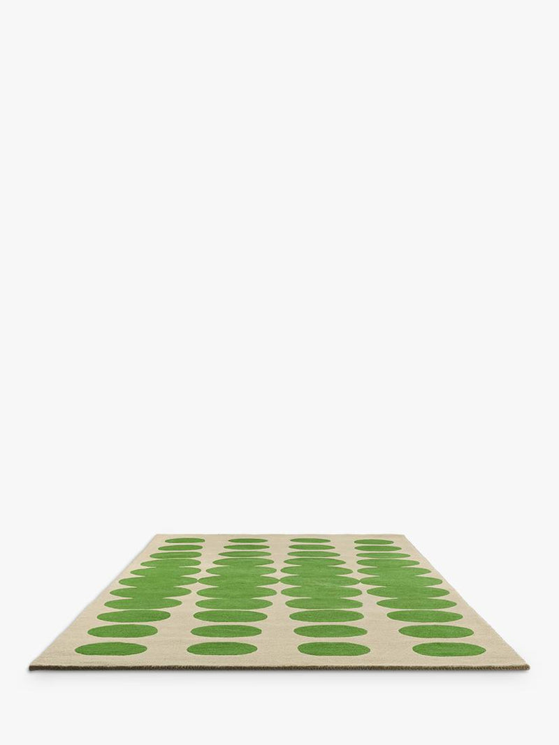 Orla Kiely Optical Oval pure wool rug 180x120cm (British brand)