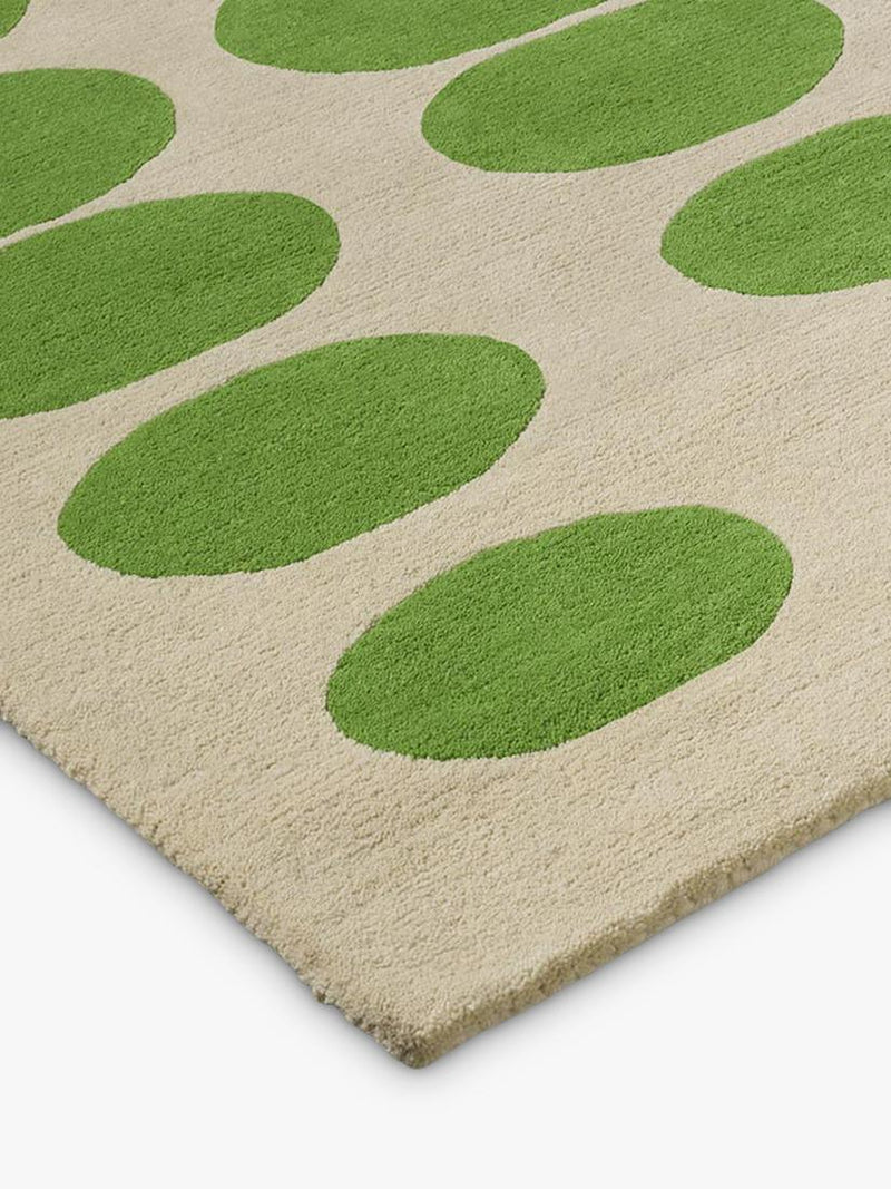 Orla Kiely Optical Oval pure wool rug 180x120cm (British brand)