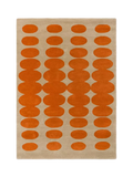 Orla Kiely Optical Oval pure wool rug 180x120cm (British brand)