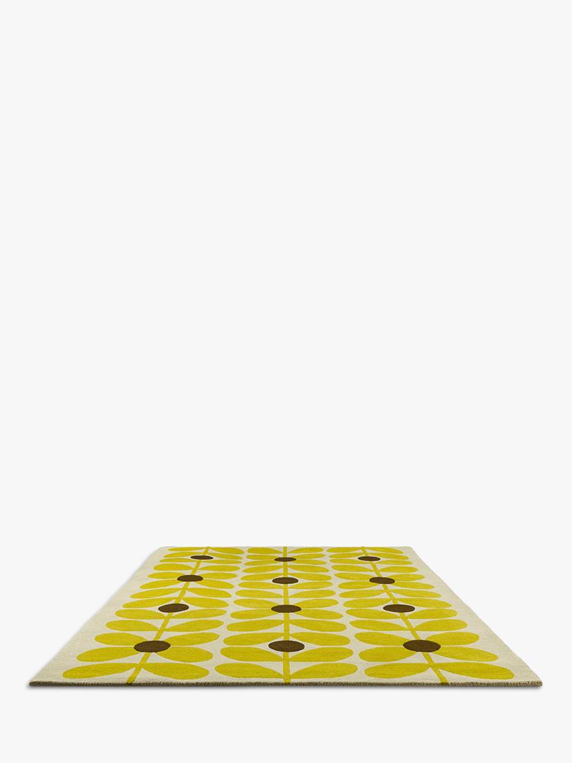 Orla Kiely yellow wool rug 180x120 cm, UK version