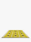 Orla Kiely yellow wool rug 180x120 cm, UK version