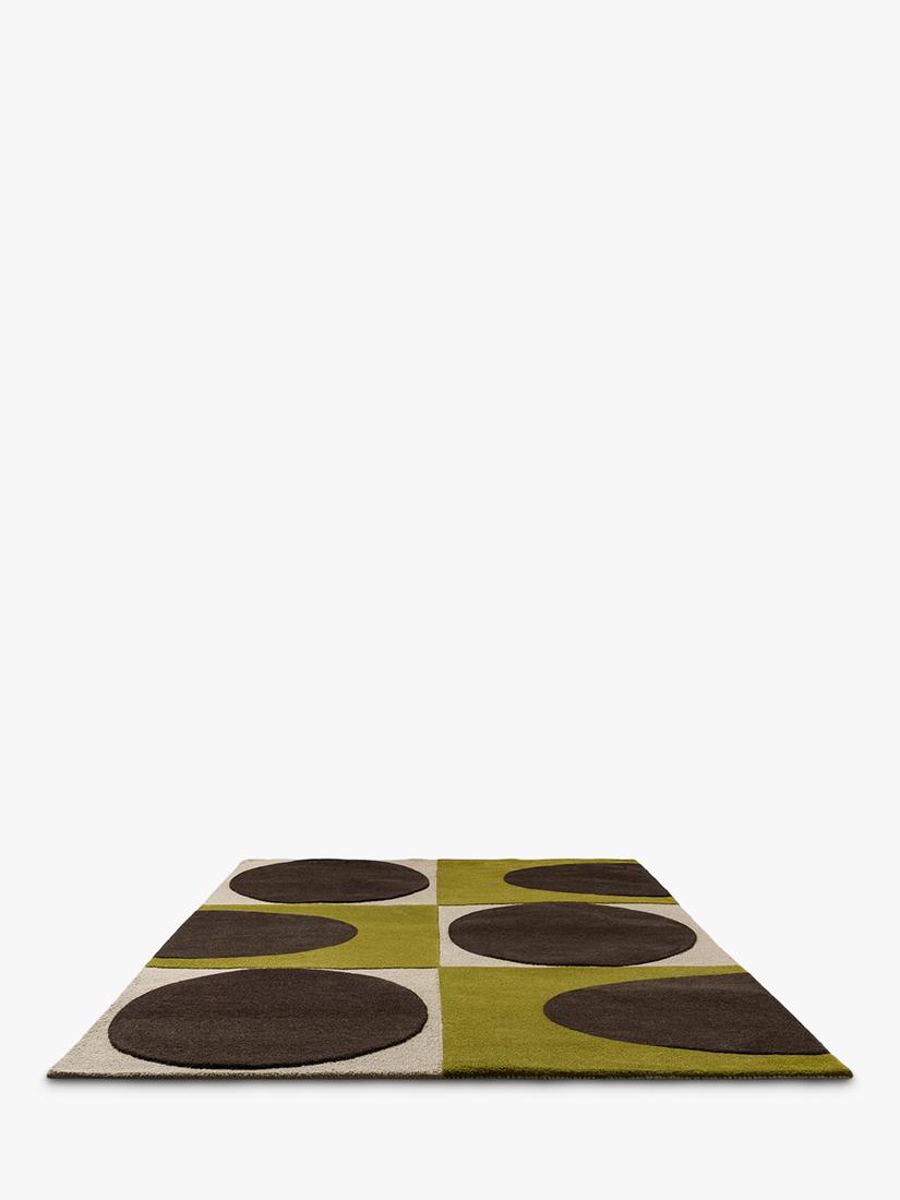 Orla Kiely geometric spot wool rug 180x120cm, imported from the UK