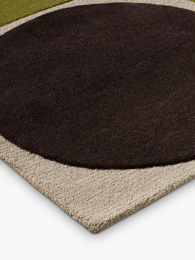 Orla Kiely geometric spot wool rug 180x120cm, imported from the UK