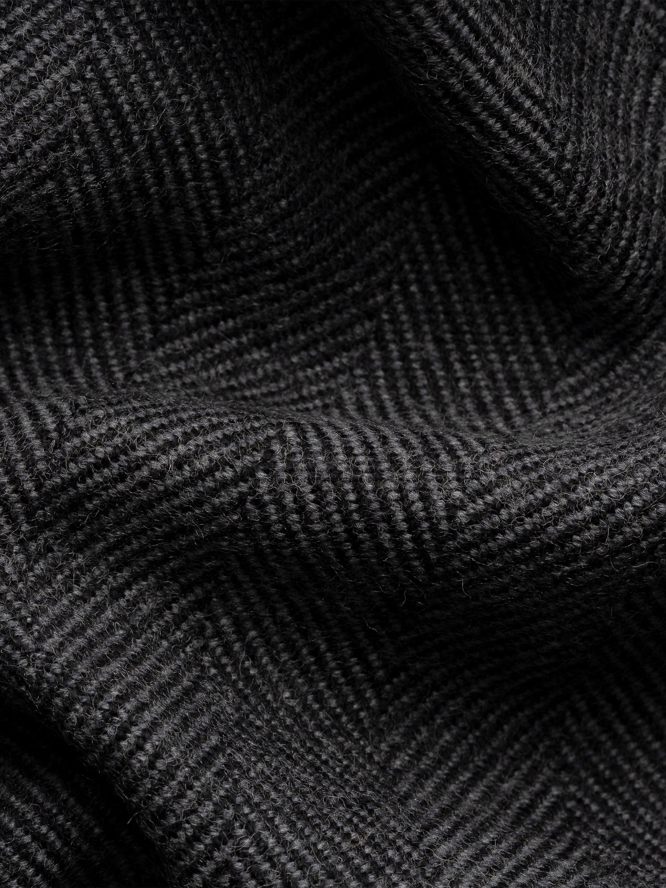 Eton merino wool herringbone scarf, imported from the UK