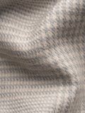 Eton merino wool check scarf light grey - British product