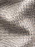 Eton merino wool check scarf light grey - British product