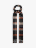 Eton merino wool check scarf 30x200cm - British product