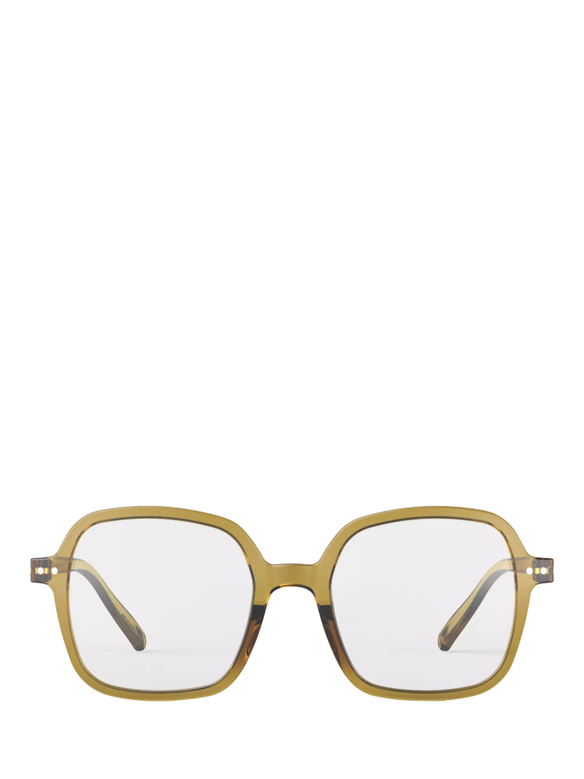 IZIPIZI golden green oversized reading glasses, UK version