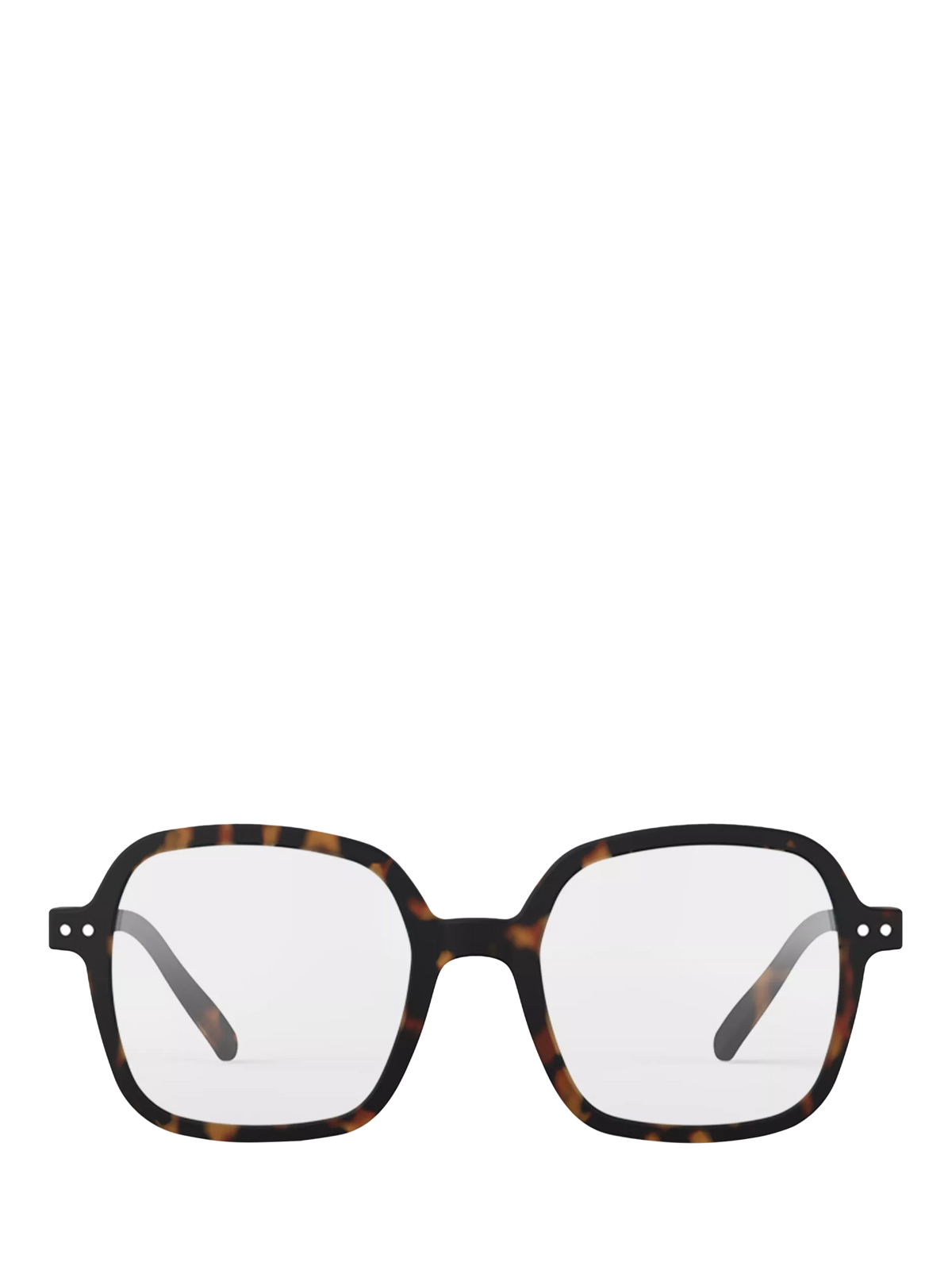 IZIPIZI oversized square reading glasses tortoise - British product