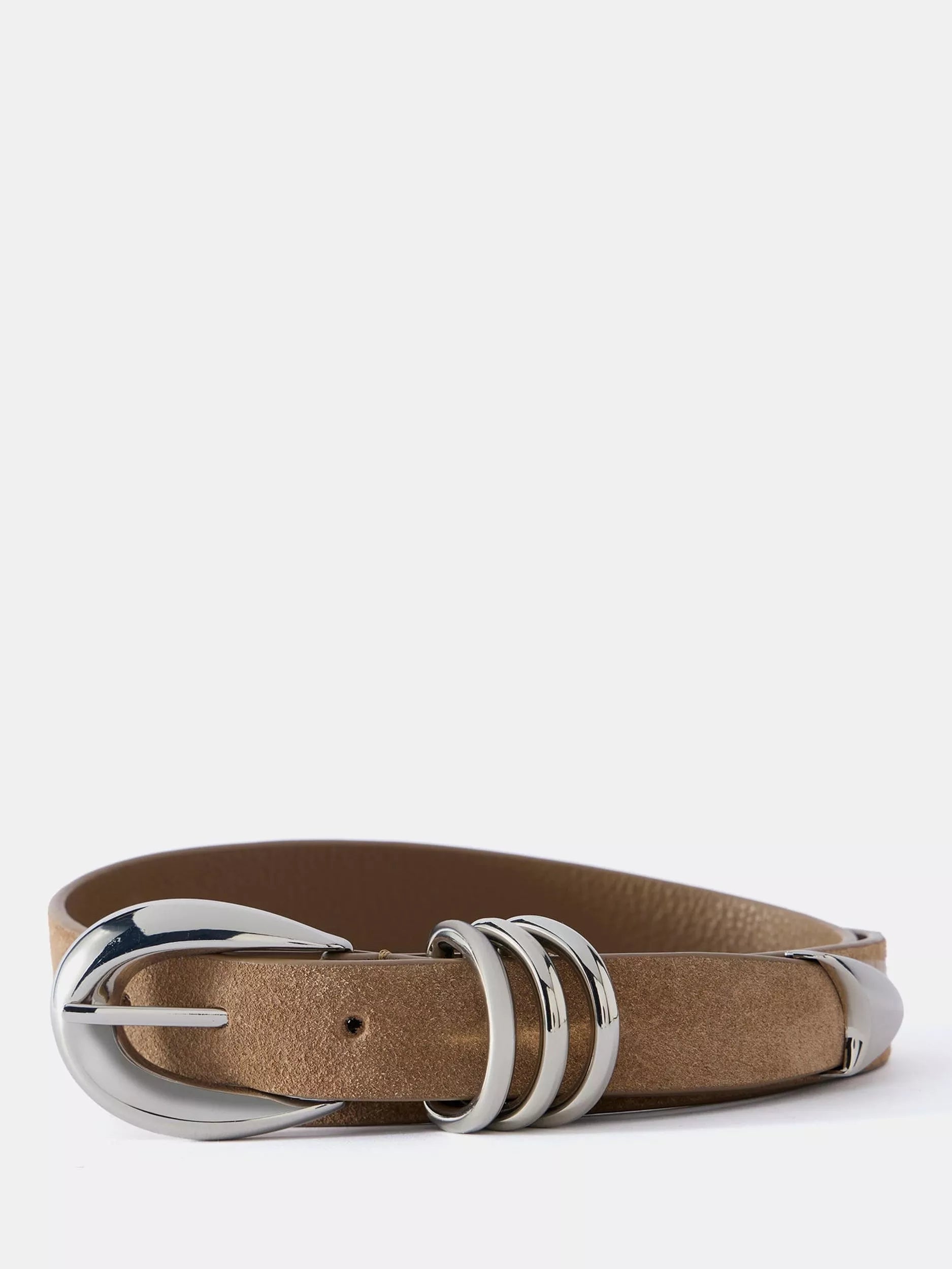 Mint Velvet suede buckle belt, imported from the UK