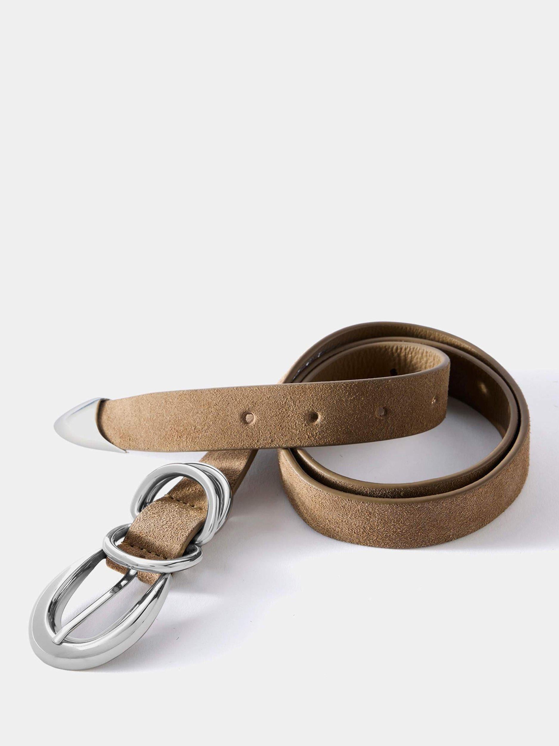 Mint Velvet suede buckle belt, imported from the UK