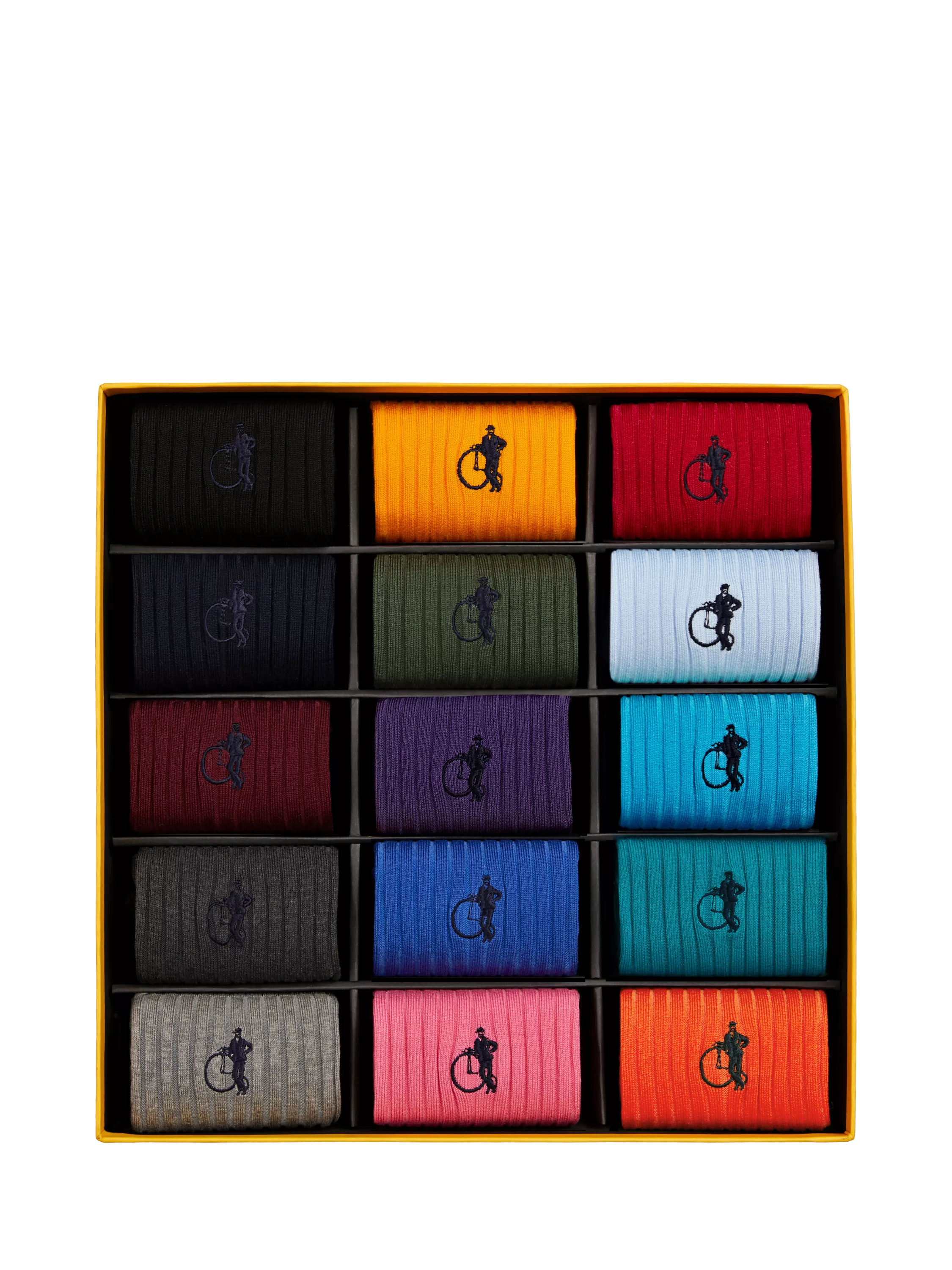 London Sock Company sock collection gift box 15 pairs mixed - British product