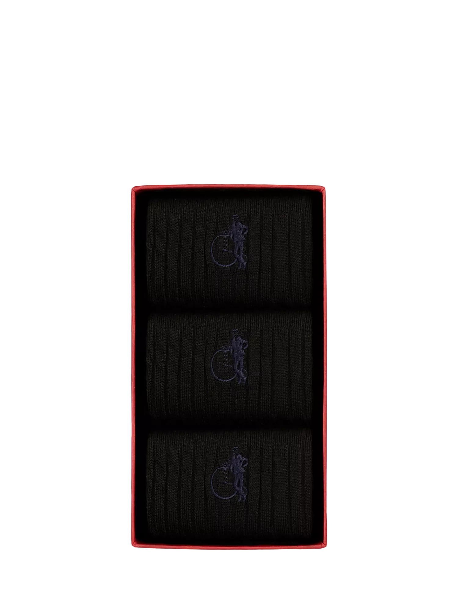 London Sock Company Simply Sartorial socks 3-pack black, imported from the UK