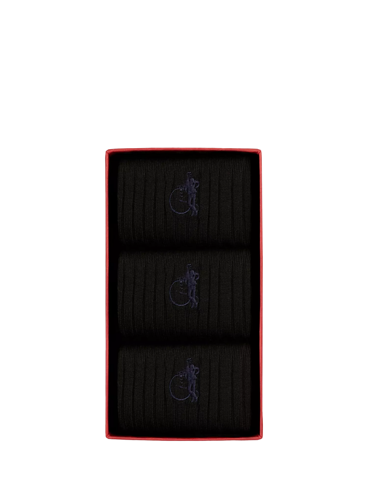 London Sock Company Simply Sartorial socks 3-pack black, imported from the UK