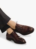 London Sock Company socks pack of 3 brown (British brand)