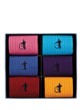 London Sock Company Simply Sartorial socks gift box of 6 pairs (British brand)