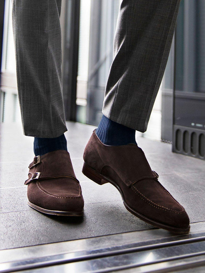 London Sock Company Simply Sartorial socks blue pack of 3, imported from the UK