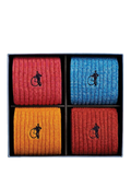London Sock Company Richmond Collection socks pack of 4 (British brand)