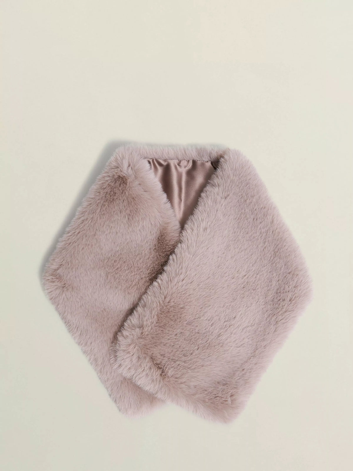 Hobbs plain faux fur scarf 17cm x 80cm (British brand)