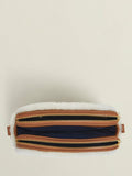 Hobbs Carlton shearling crossbody bag tan, imported from the UK