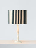 John Lewis Herringbone Stripe drum lampshade 25cm (British brand)