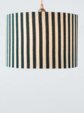John Lewis Herringbone Stripe drum lampshade 25cm (British brand)
