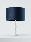 John Lewis velvet drum lampshade, imported from the UK