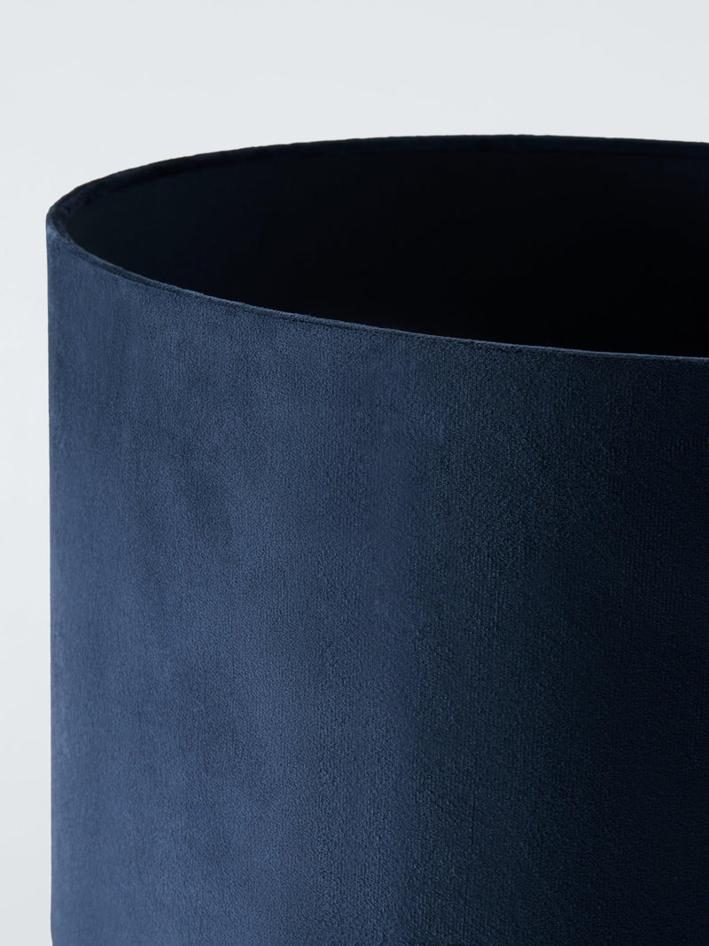 John Lewis velvet drum lampshade, imported from the UK