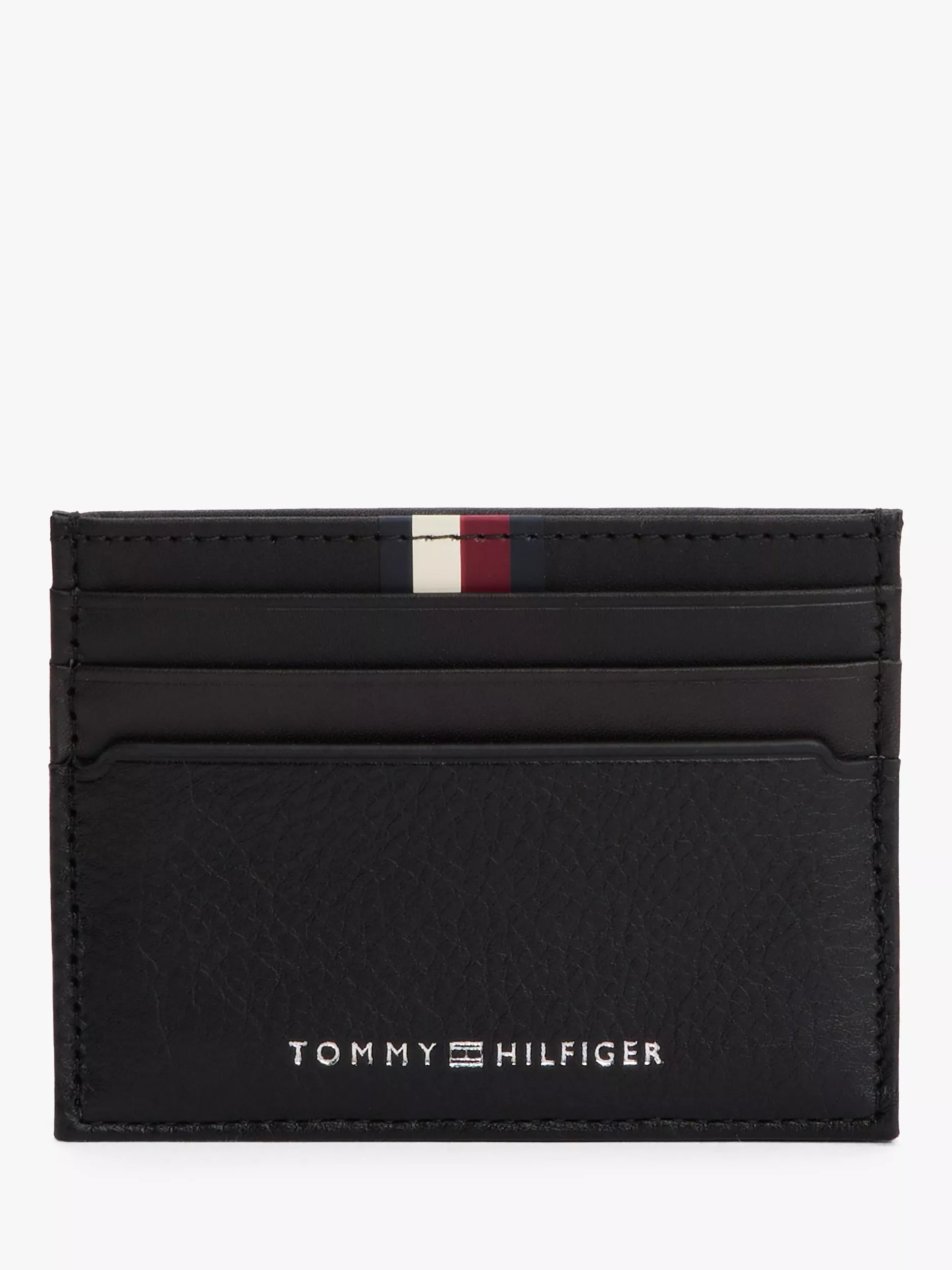 Tommy Hilfiger leather credit card holder black (British brand)