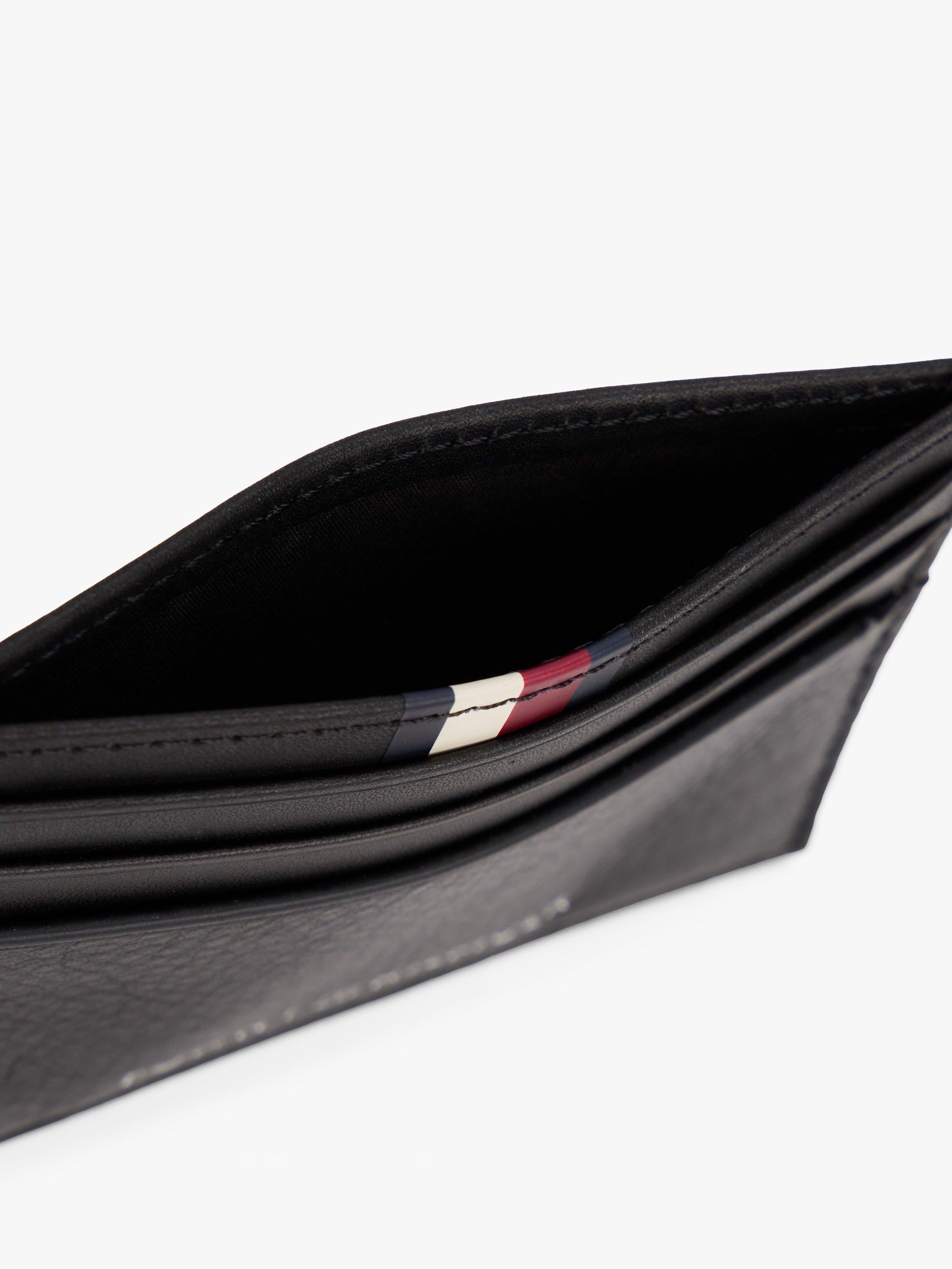 Tommy Hilfiger leather credit card holder black (British brand)