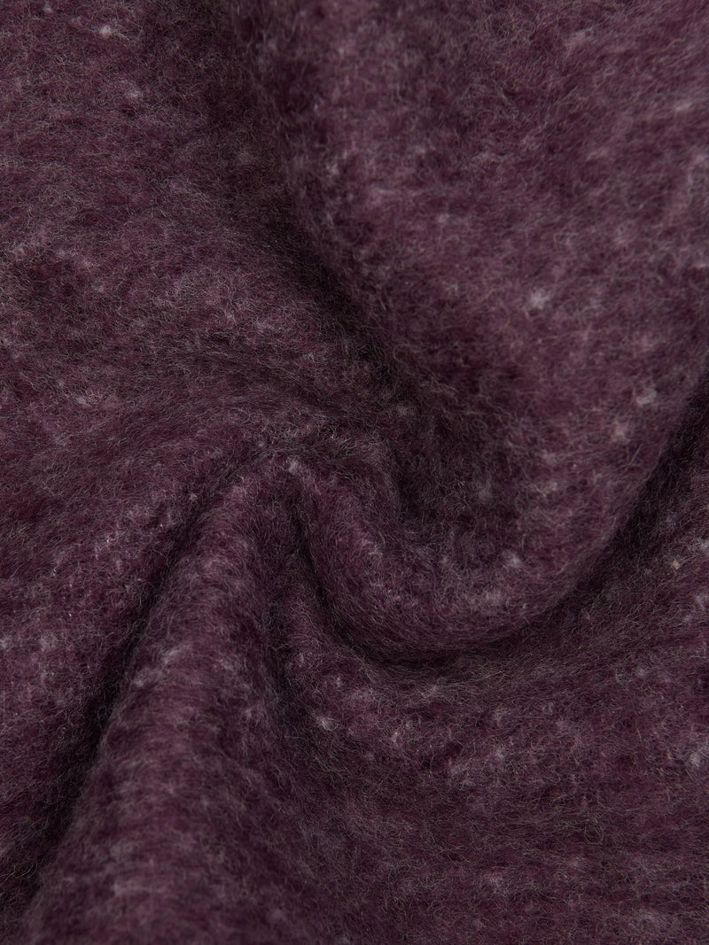 Sweaty Betty wool blend tassel scarf Neptune Purple - British product