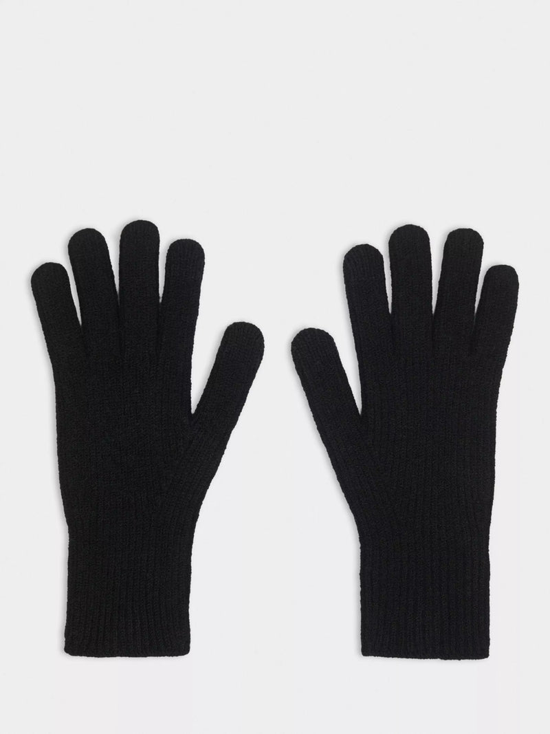 Sweaty Betty Soft Cloud knitted gloves black - British product