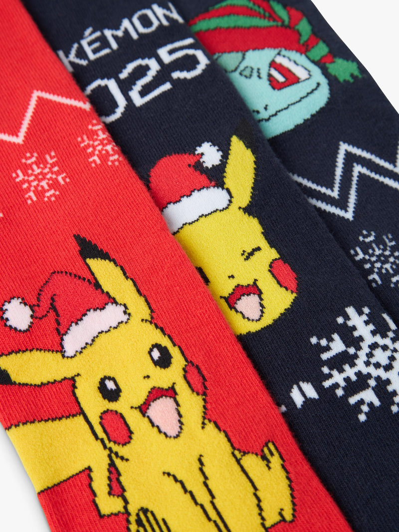 NAME IT Pokémon kids socks pack of 3 dark sapphire, UK version