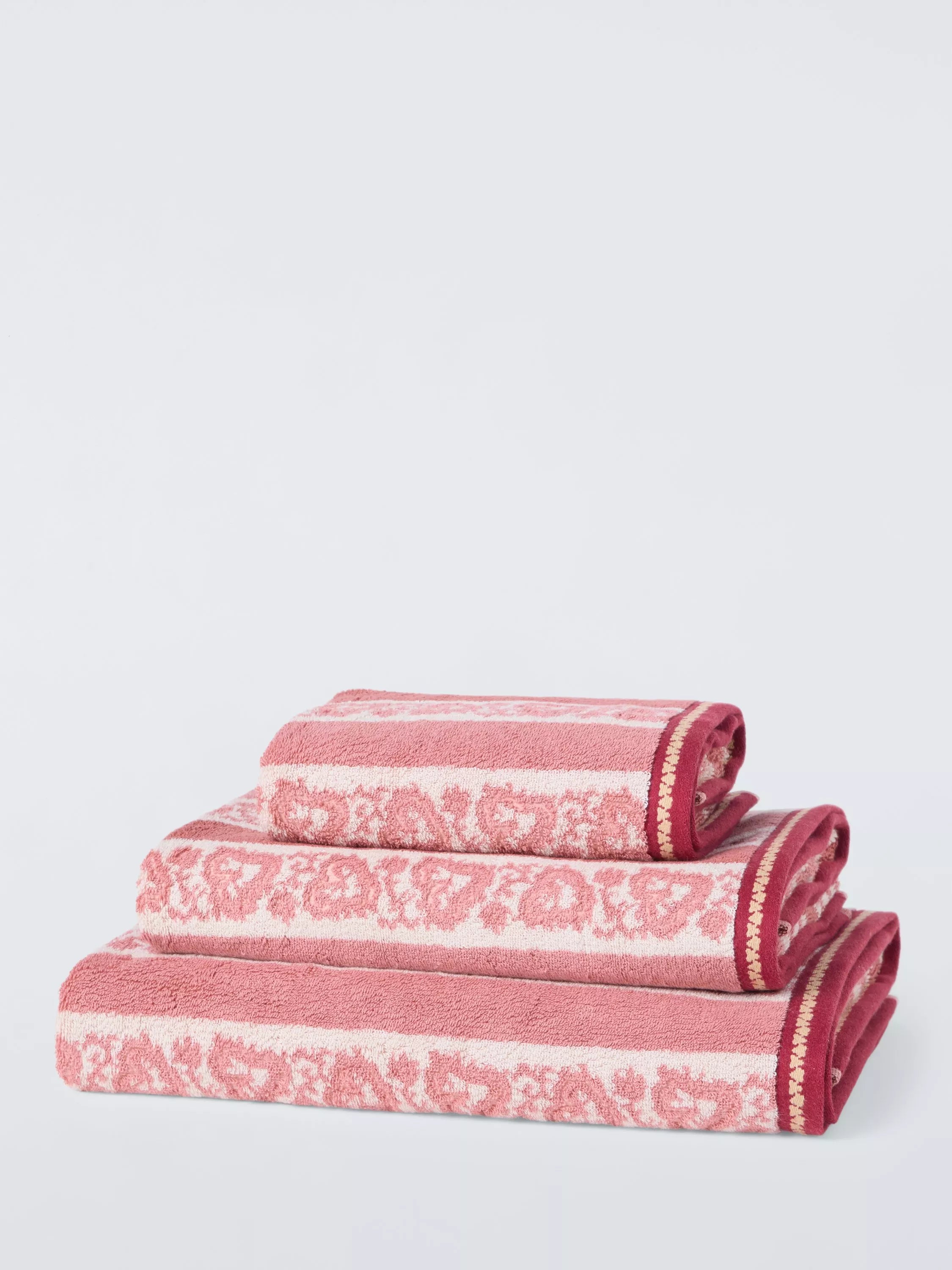 John Lewis x Sanderson Frisk Stripe Cotton Towels