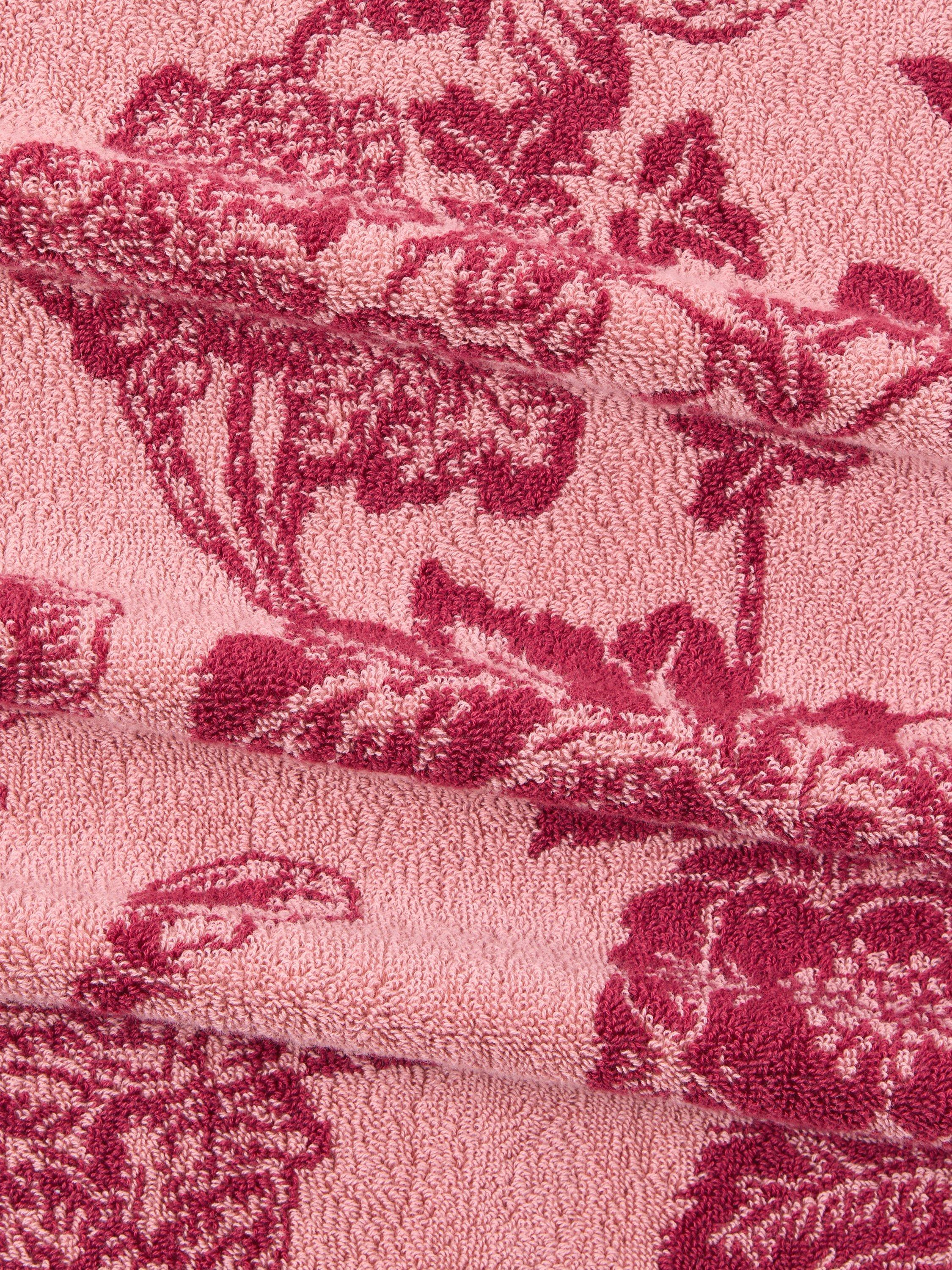 John Lewis Sanderson Boxwood cotton floral towel, UK version
